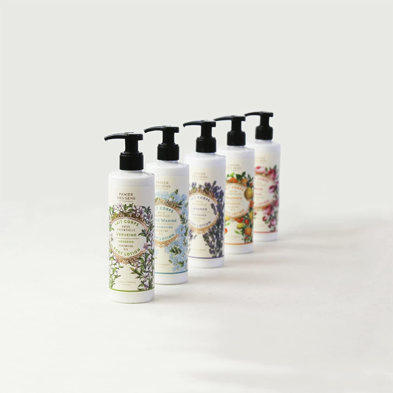 Panier des Sens Panier des Sens - Lavender Body Lotion for Dry Skin - Hydrating Body Cream for Women - Nourishing Fluid Body Moisturizer with Shea Butter & Olive Oil - 97% Natural Ingredients Body Care - 8.45 Floz