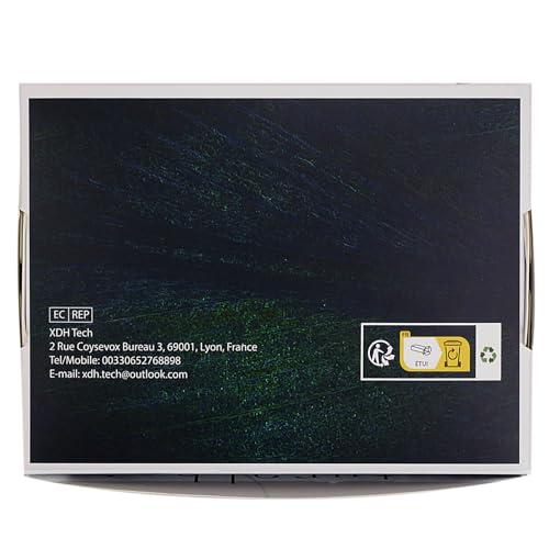 RUNATURE RUNATURE Wire Human Hair Extensions Dark Blonde Highlight Golden Blonde Fish Wire Hair Extensions Real Human Hair Invisible Wire Hair Extensions 16 Inch 80g