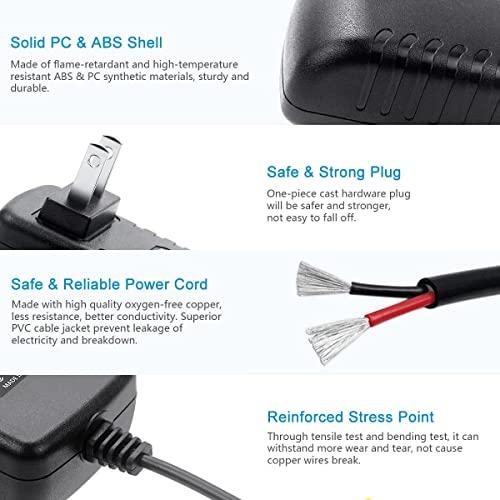 BestCH Beatch AC/DC Adapter for Homedics LSS-10 LSS-10H LSS-10H BMS-10 BMS-10H 10-Motor Seat Programmable Back Masseur Body Heater Chair Massage Cushion Massager Power Supply Charger