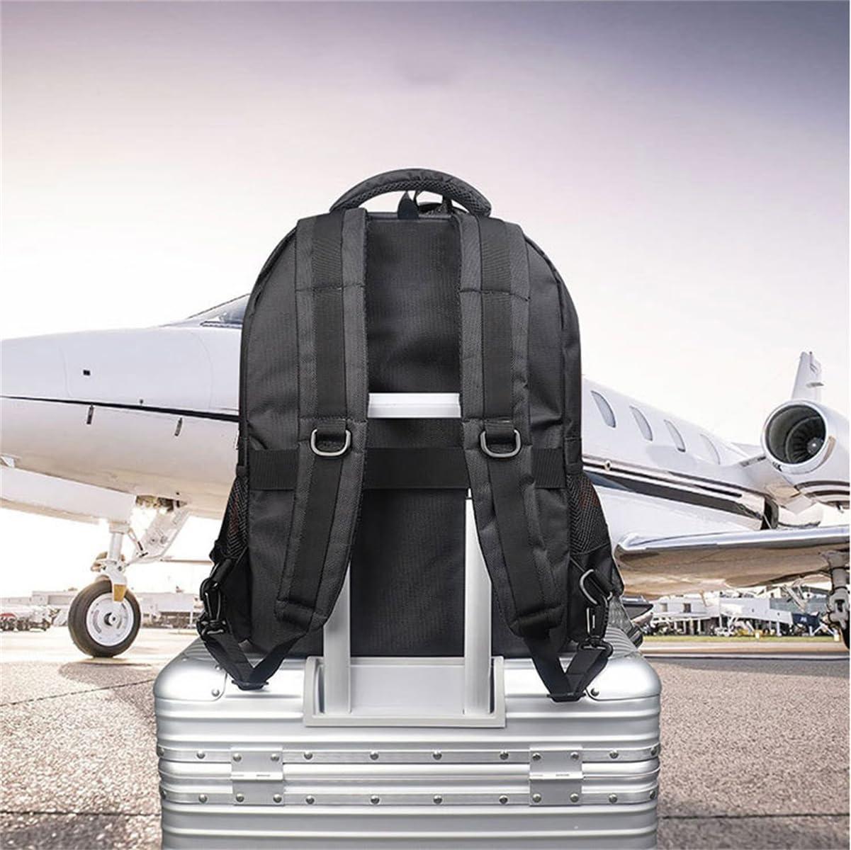 SXLINGDO SXLINGDO Barber Kit Professional for Men Travel Bag, Barber Supplies Bag, Portable Backpack Bag for Clippers and Supplies Travel Bag (Black)