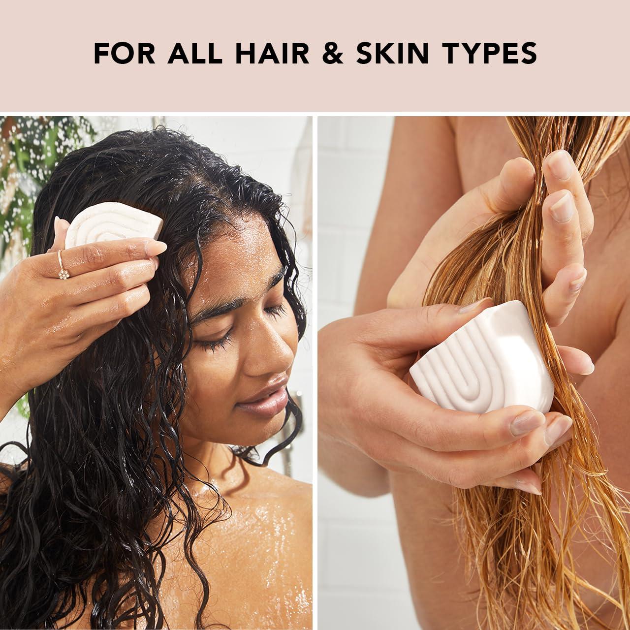 Kitsch Kitsch 2-in-1 Conditioner Bar & Shave Bar for Sensitive Scalp & Skin and Rice Shampoo Bar with Discount