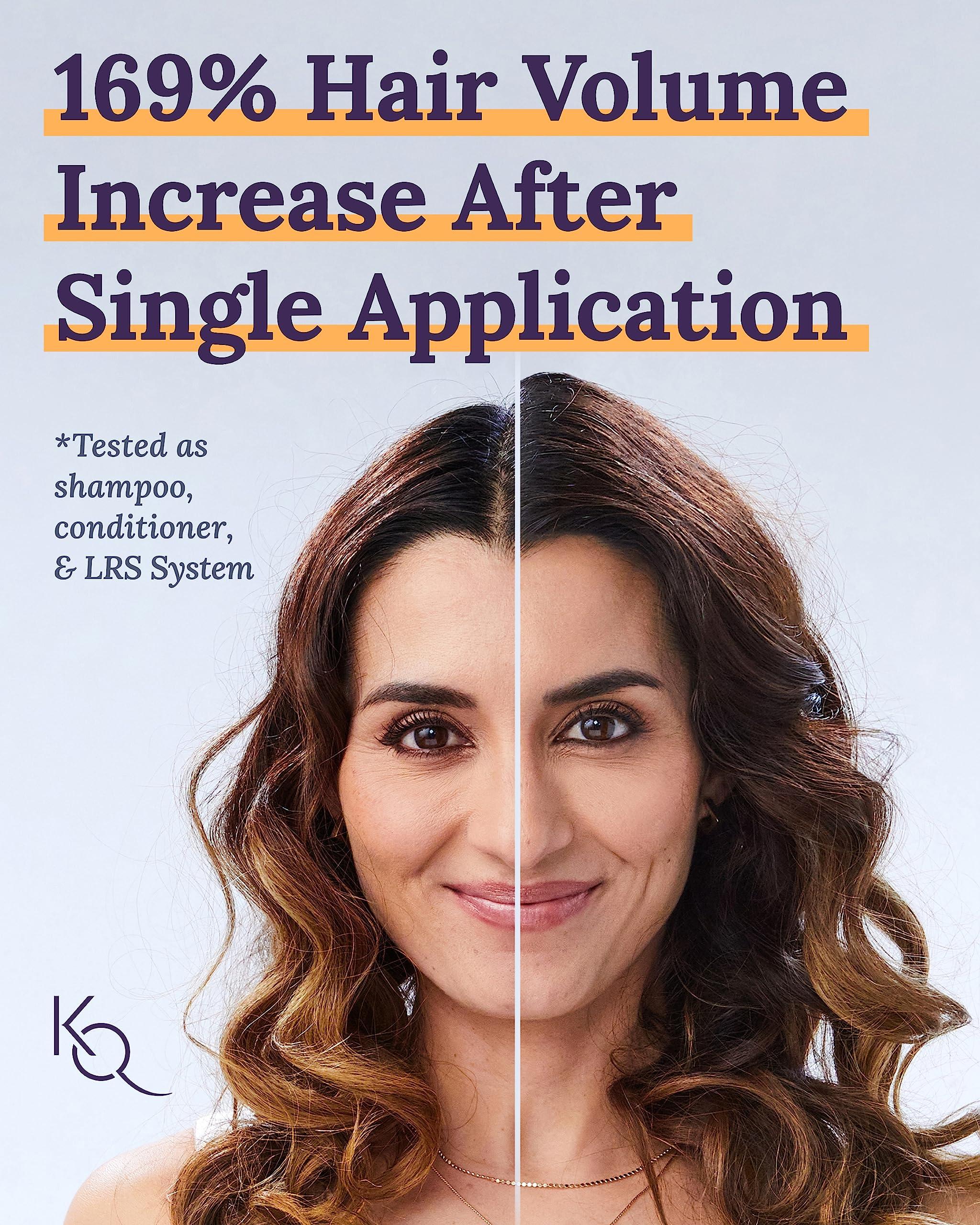 Keranique Keranique Hair Products Set for Thinning Hair - Volumizing Shampoo, Conditioner, Follicle Booster Serum, Spray for Fine Texture Boost, and Keratin Repair for Women