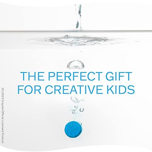 Crayola Taste Beauty Crayola Color Bath Dropz for Ages 3 and Up, Colorful Bath Bombs for Kids, 60 Tablets