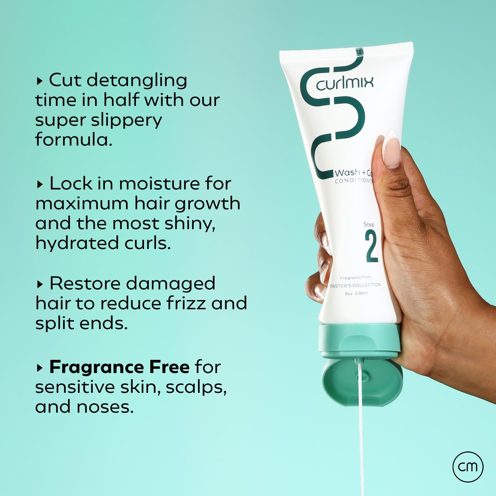 CurlMix CurlMix Conditioner for Curly Hair, Travel Size 3.4oz - Sulfate Free, Paraben Free, Moisturizing, Curl Enhancing, Fragrance-Free - Women's Hair Care Product