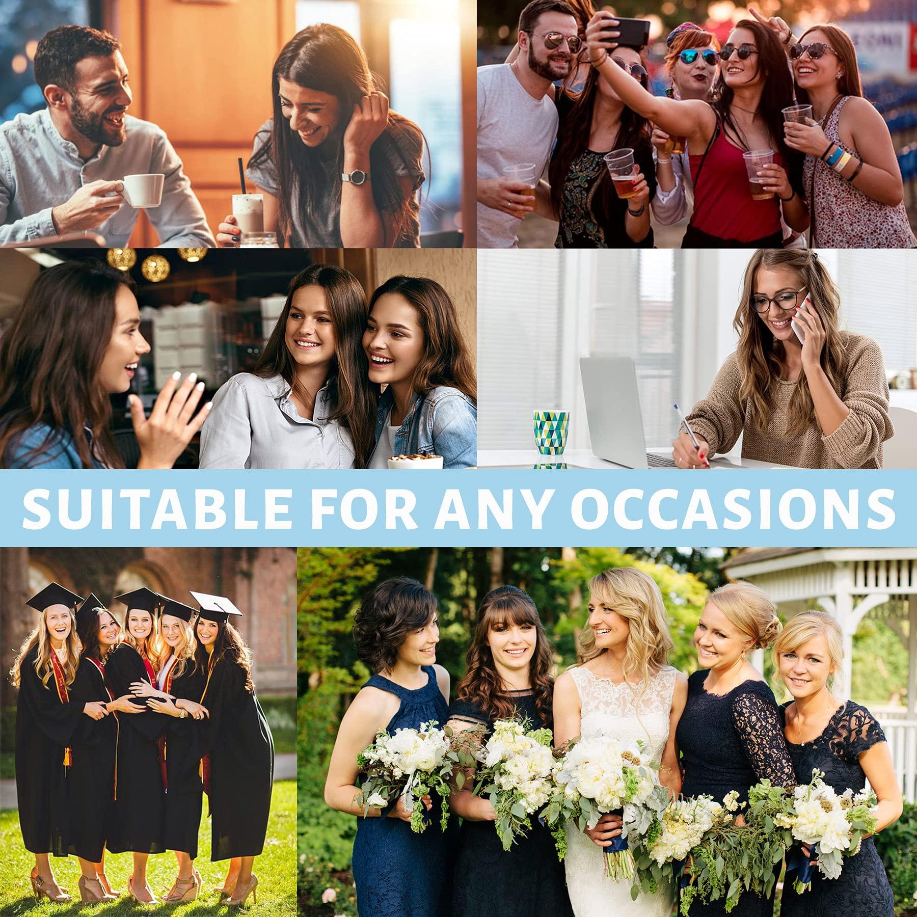 S-noilite S-noilite 1 Piece Clip in Human Hair Extensions 5 Clips 3/4 Full Head Clip on Remy Hair Extension For Women Lighter One-Piece Design Adding Hair Volume 16Inch 45g Platinum Blonde