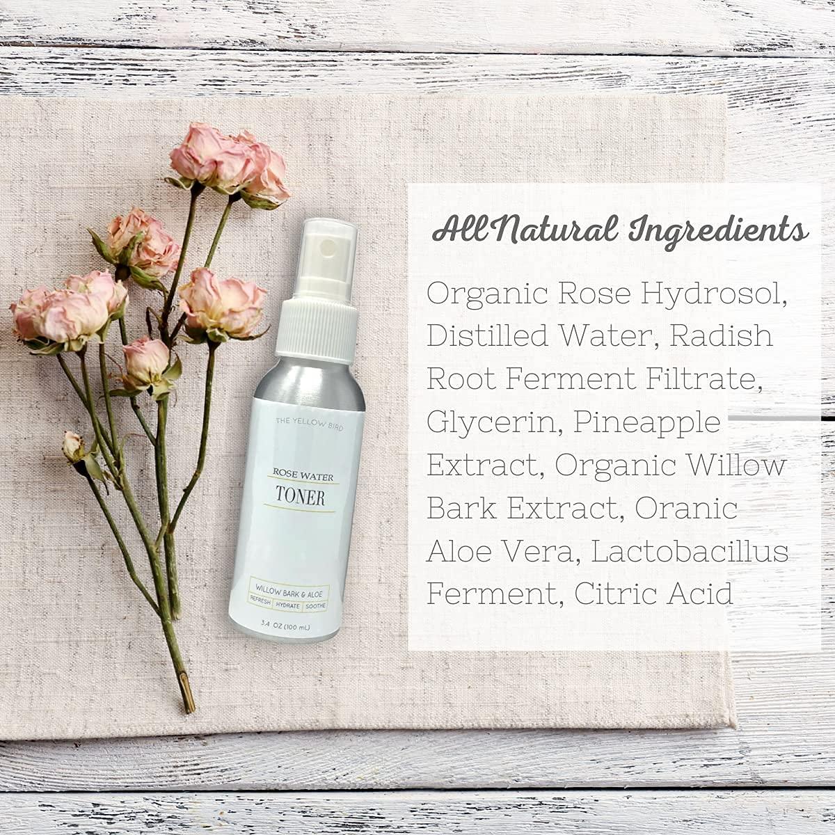 The Yellow Bird The Yellow Bird Dead Sea Mud Exfoliating Charcoal Soap & Rose Water Toner