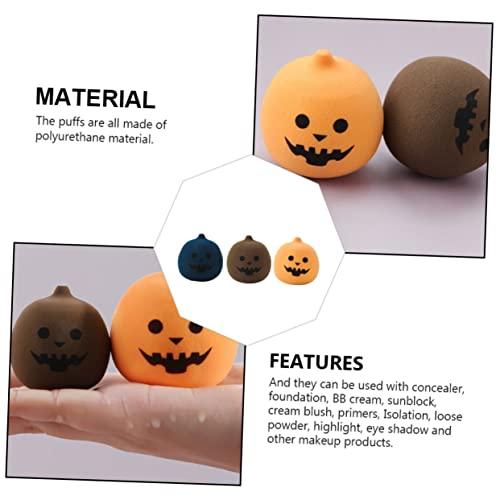Abaodam Abaodam 3pcs Halloween Makeup Egg Face Makeup Sponge Loose Powder Puff Foundation Beauty Puff Cream to Powder Foundation Facial Powder Puffs Hydrophilic Polyurethane Girl Filler Make up