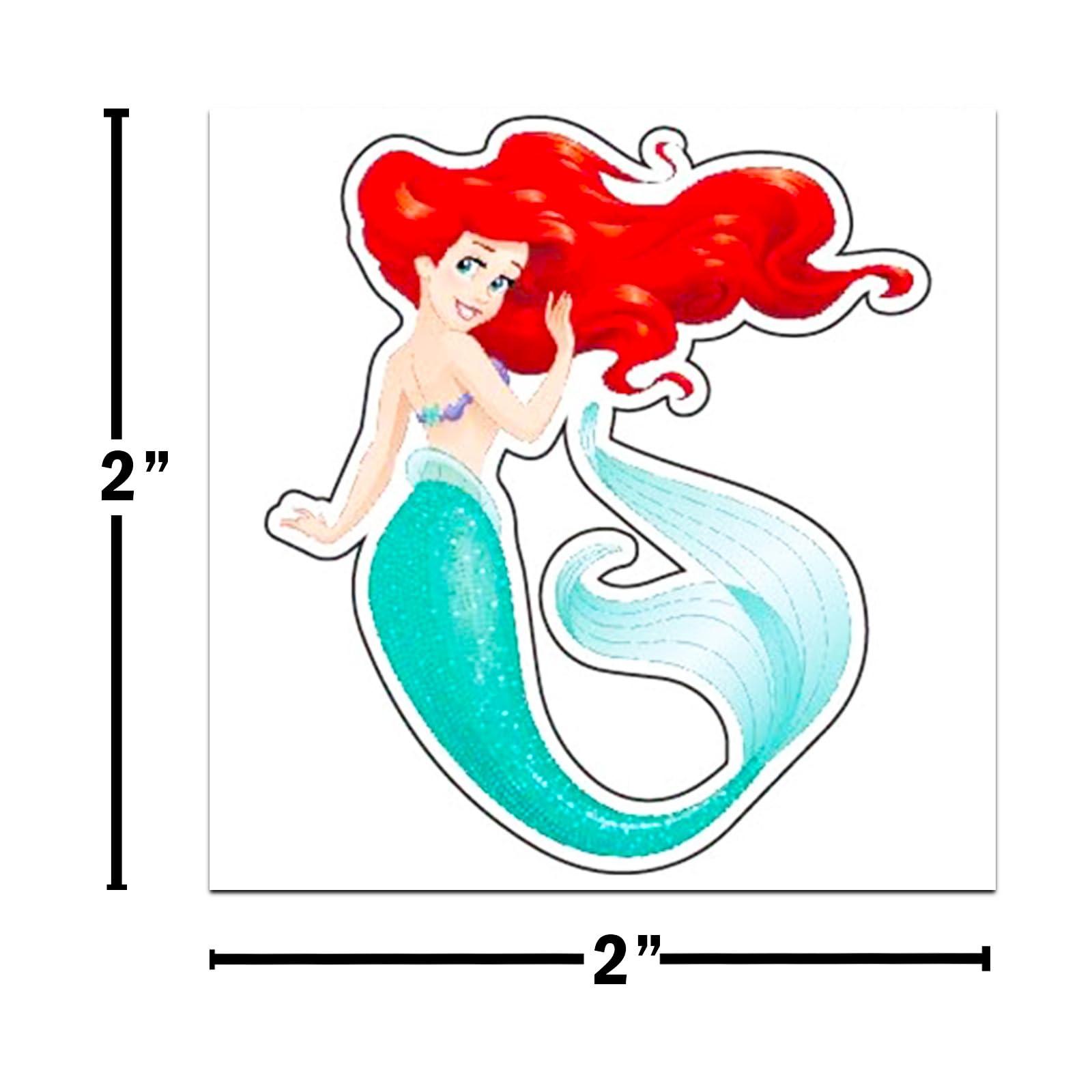 Disney Disney Princess Tattoos Party Favors Bundle ~ 72 Perforated Individual 2" x 2" Princess Temporary Tattoos for Kids Boys Girls (Disney Princess Party Supplies)