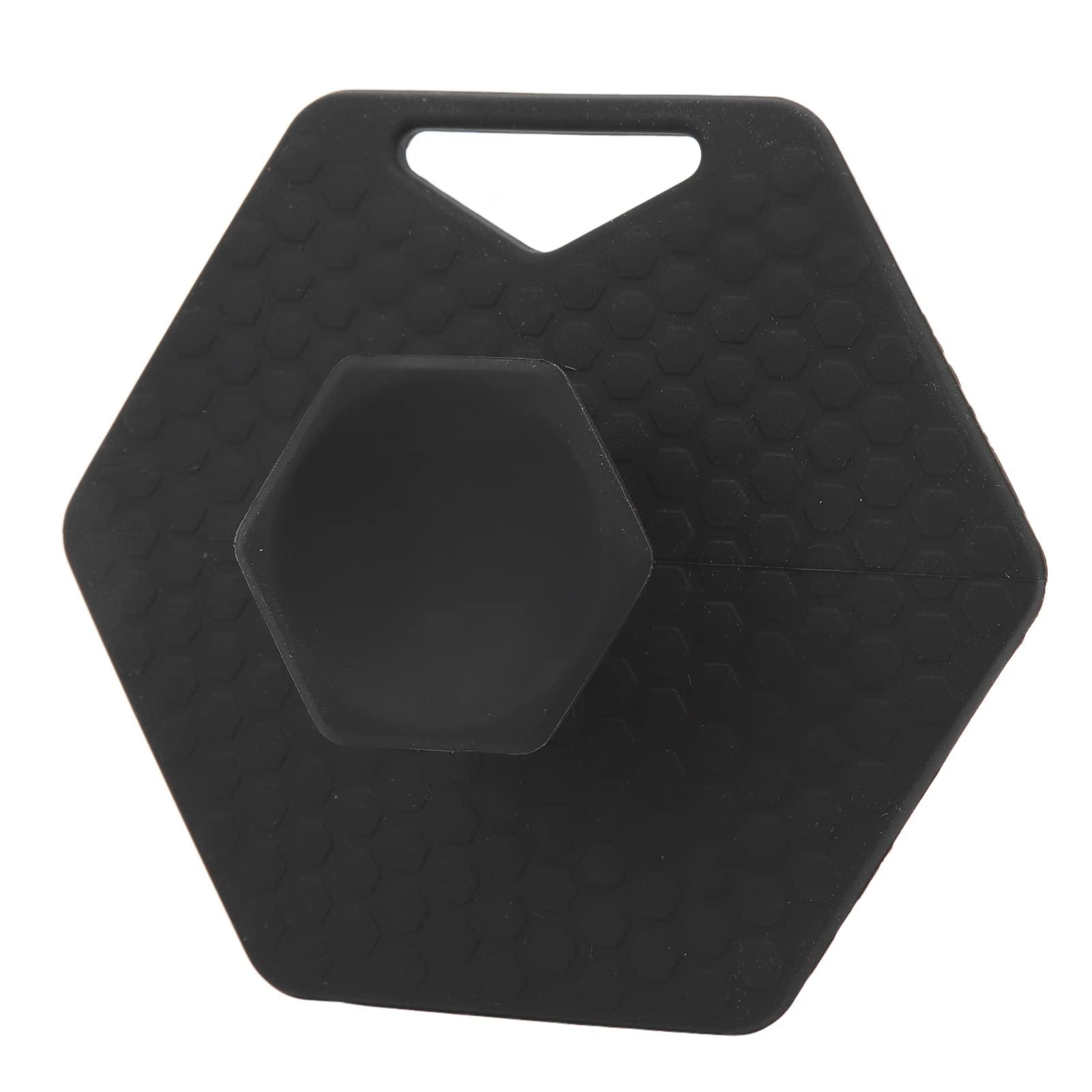 Diydeg Silicone Beard Scrubber for Men, Facial Hair Exfoliator & Brush, Deep Cleans, Unclogs Pores, Promotes & Removes Beardruff, Face Scrubber Exfoliator Face Brush (Black)