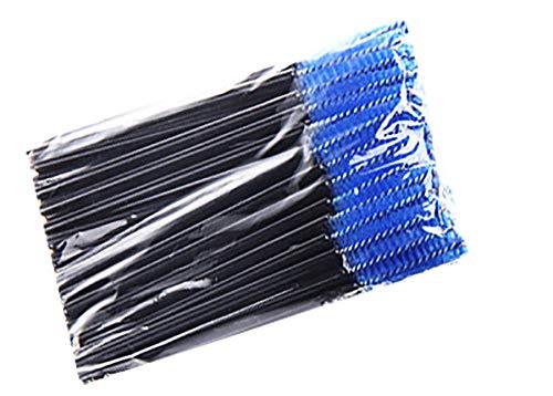 BesYouSel BesYouSel 100PCS Disposable Eyelash Mascara Brushes Eyelash Curler Brush Set Professional Eyelash Wands Applicator Makeup Brush Tool Kits,Blue