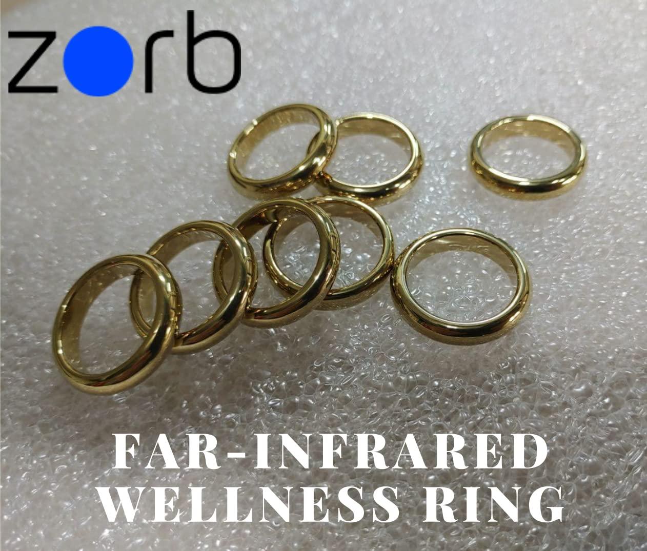 The Zorb The Zorb Healing Stones Ring | EMF Protection Ring - for Men & Women | Far-Infrared Ring | Ancient Healing Ring 8