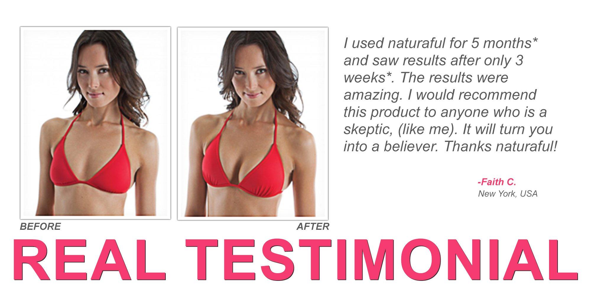 Naturaful NATURAFUL - (3 JAR) ADVANCED Breast Enhancement Cream - Natural Breast Enlargement, Firming and Lifting Cream | Trusted by Over 100,000 Users & Includes Handbook | $232 Value Bundle