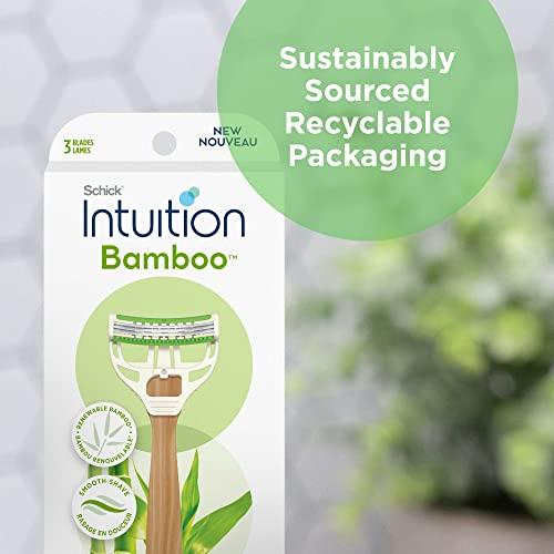 Schick Schick Intuition Bamboo Disposable Razors for Women, 3ct