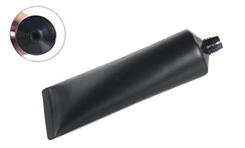 Skydume Snadulor 20 Pcs 100ml/3.4oz Empty Plastic Squeeze Tubes Cosmetic Containers Refillable Travel Bottles for Facial Cleaner Shampoo Conditioner Shower Gel Body Lotion Makeup(Black)