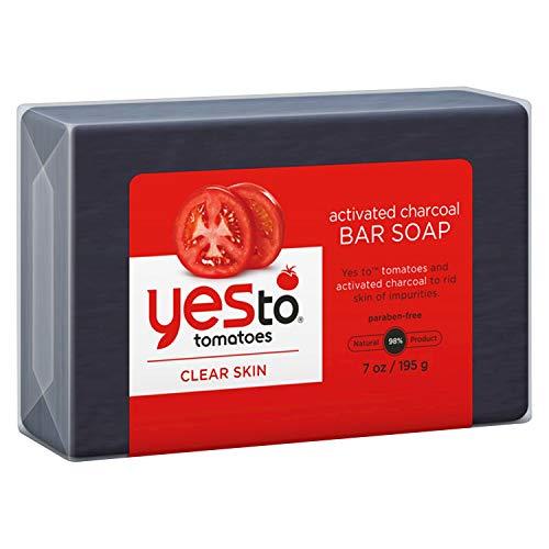 Yes to Tomatoes Yes to Tomatoes Clear Skin Activated Charcoal Bar Soap 7 oz (Pack of 6)
