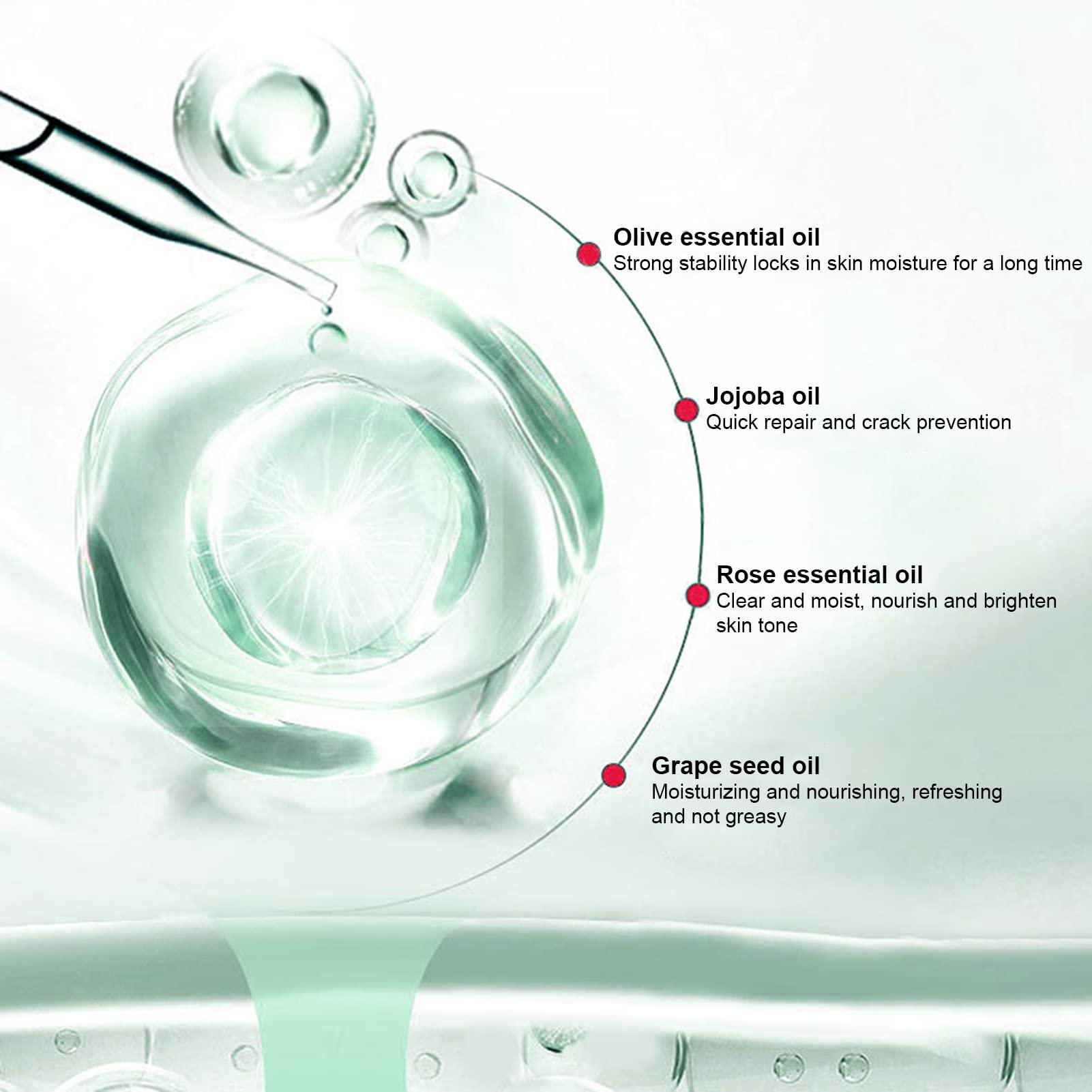 D-GROEE Moisturizing Gloves Reusable Touch Screen Gloves Dry Hands Treatment Healing Gloves Hydrating Cracked Hand Repair Rough, Chapped Skin Overnight Green B