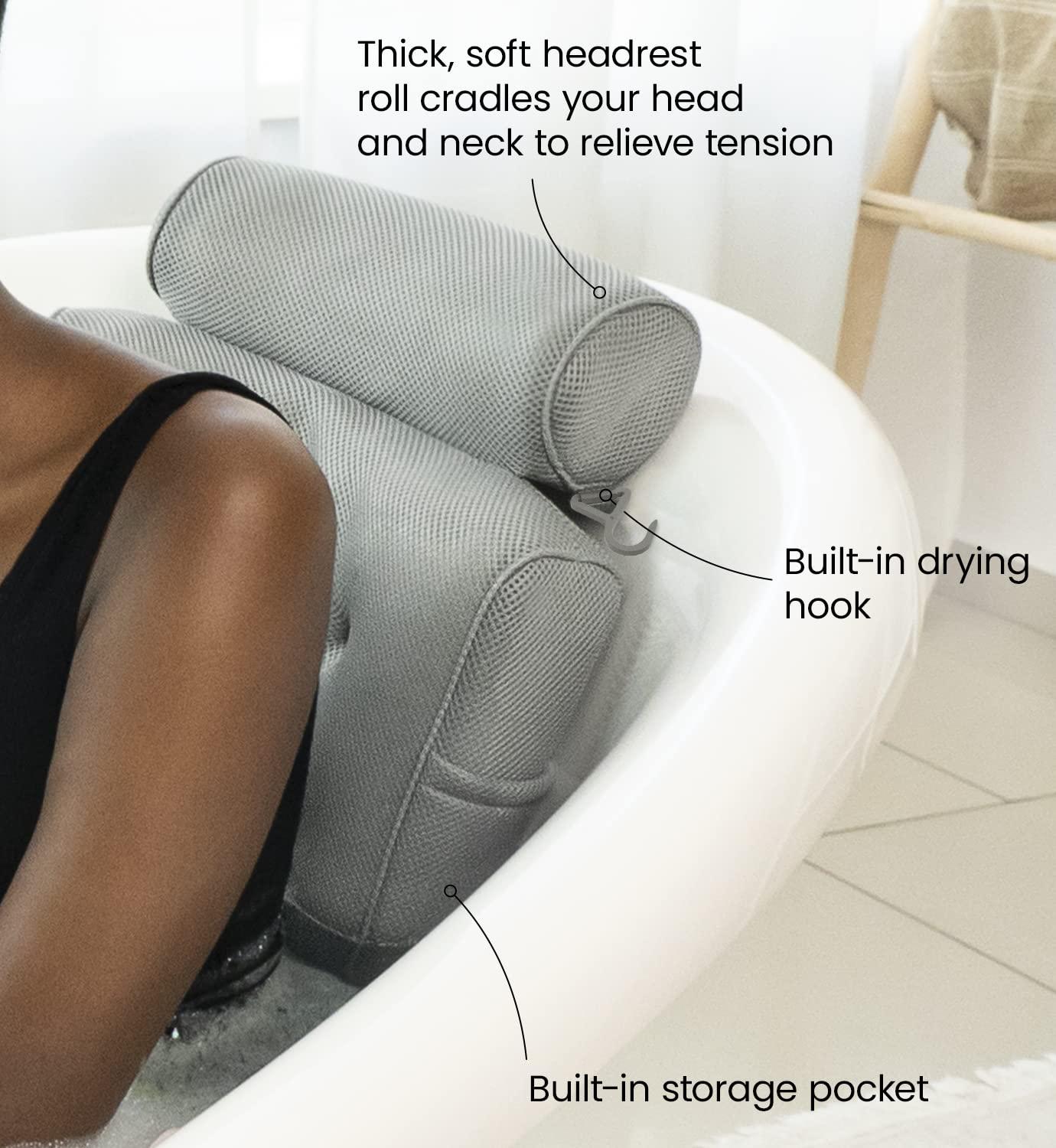 Everlasting Comfort Everlasting Comfort Bath Pillow & Arm Rest Pad Bundle - Elevate Your Bath and Desk Experience