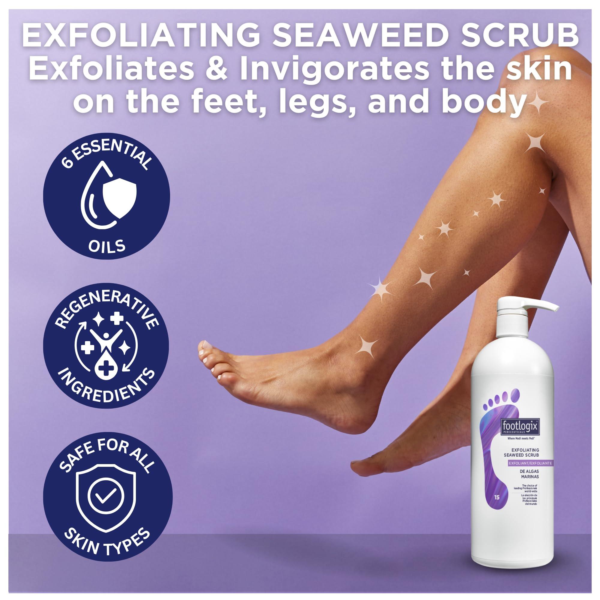 FOOTLOGIX footlogix Footlogix Exfoliating Seaweed Scrub, 32 fl. oz.