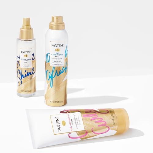 Pantene Pantene Pro-V Curl Cream Hair Lotion, Moisturizing Curl Defining Cream, Anti Frizz for Wavy or Curly Hair, with Vitamin B5, Pack of 3, 18 oz Total