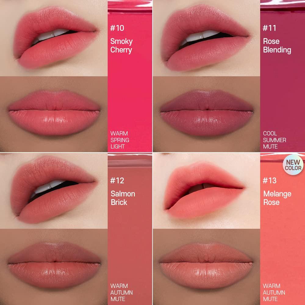 Etude House ETUDE Fixing Tint 4g | Long Lasting, High Pigmented Liquid Lipstick, Lip Stain, Waterproof, Lightweight matte finish, Full Coverage (#07 Cranberry Plum)