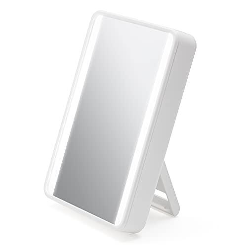 iHome iHome Beauty Portable Makeup Mirror with Bluetooth Speaker, 6" X 8" LED Distortion Free Mirror, Perfect for Travel Up to 20 Hours on a Single Charge