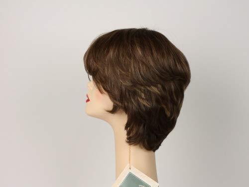 Freeda Wigs Freeda European human hair wig - Linda Light Brown with Ash Blonde highlights Size L