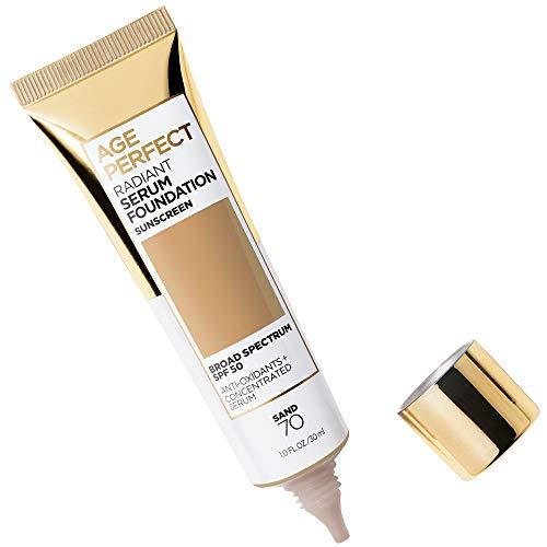 L'Oréal Paris L'Oréal Paris Age Perfect Radiant Serum Foundation with SPF 50, Sand, 1 Ounce