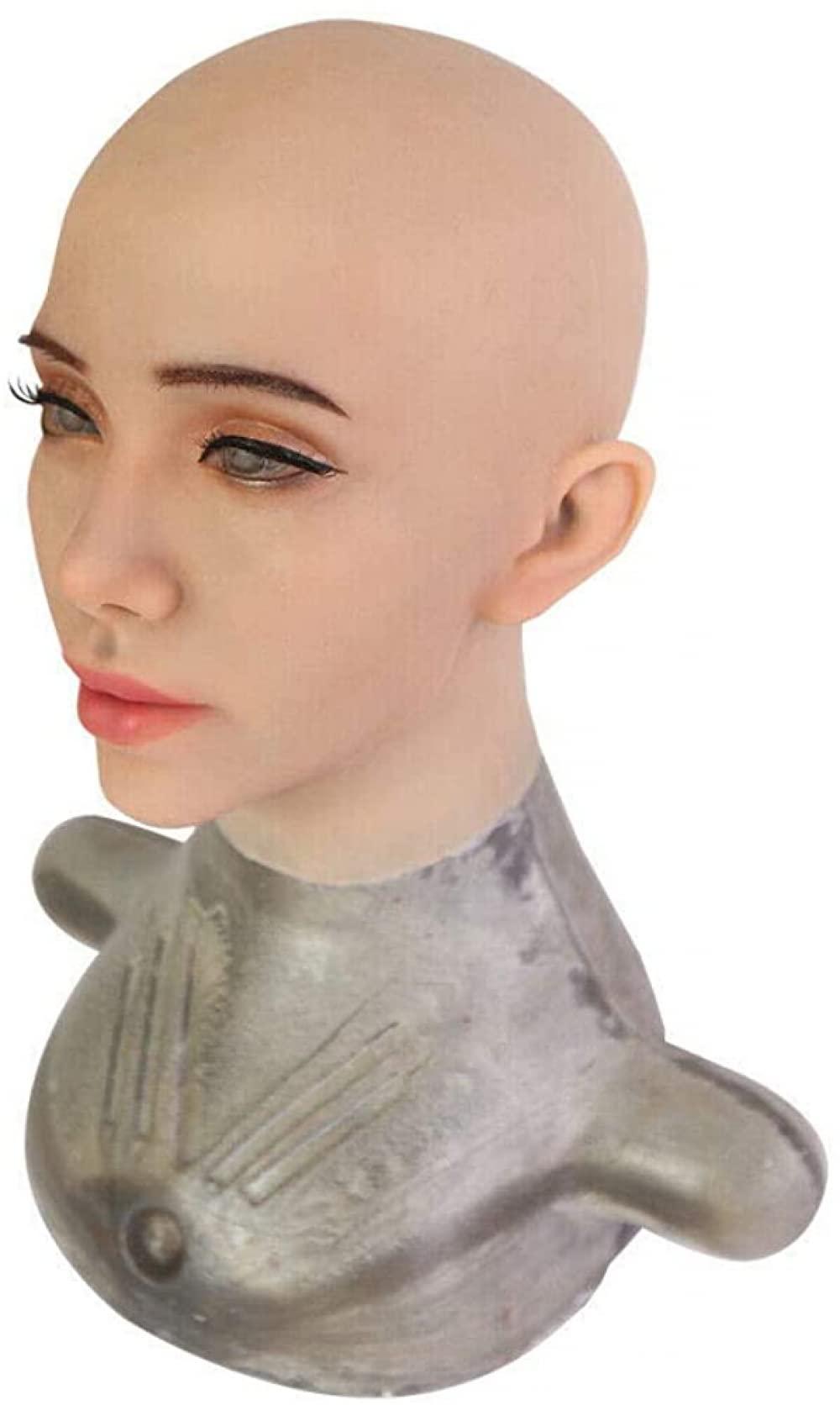 RIYAFA RIYAFA Kathy Female Face Mask Realistic Silicone Head Mask for Crossdresser Transgender