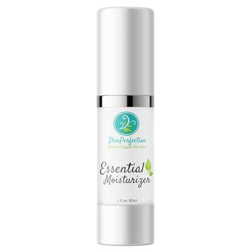 Skin Perfection Skin Perfection Essential Moisturizer Made with Organic Ingredients To Hydrate, Minimize Fine Lines, Increase Elasticity, Renew Fullness Clean Beauty for Day 1 Oz