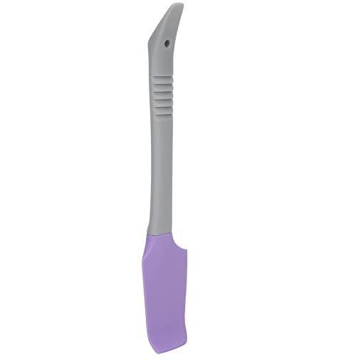 Betued Silicone Non-stick Wax Spatulas, Hair Removal Waxing Applicator, Large Wax Sticks Spatula Reusable Scraper Hard Wax Sticks for Home Salon Body Use(purple)