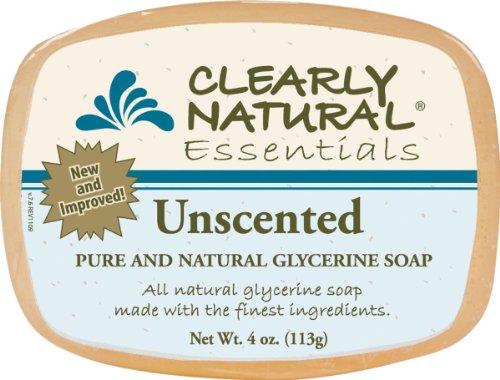 Clearly Natural Clearly Natural Glycerine Bar Soap, Unscented, 3 Count