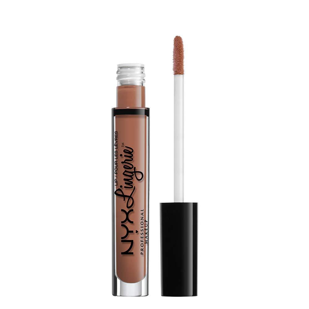 NYX PROFESSIONAL MAKEUP NYX PROFESSIONAL MAKEUP Lip Lingerie Matte Liquid Lipstick - Push-Up, Brown Spice Pink