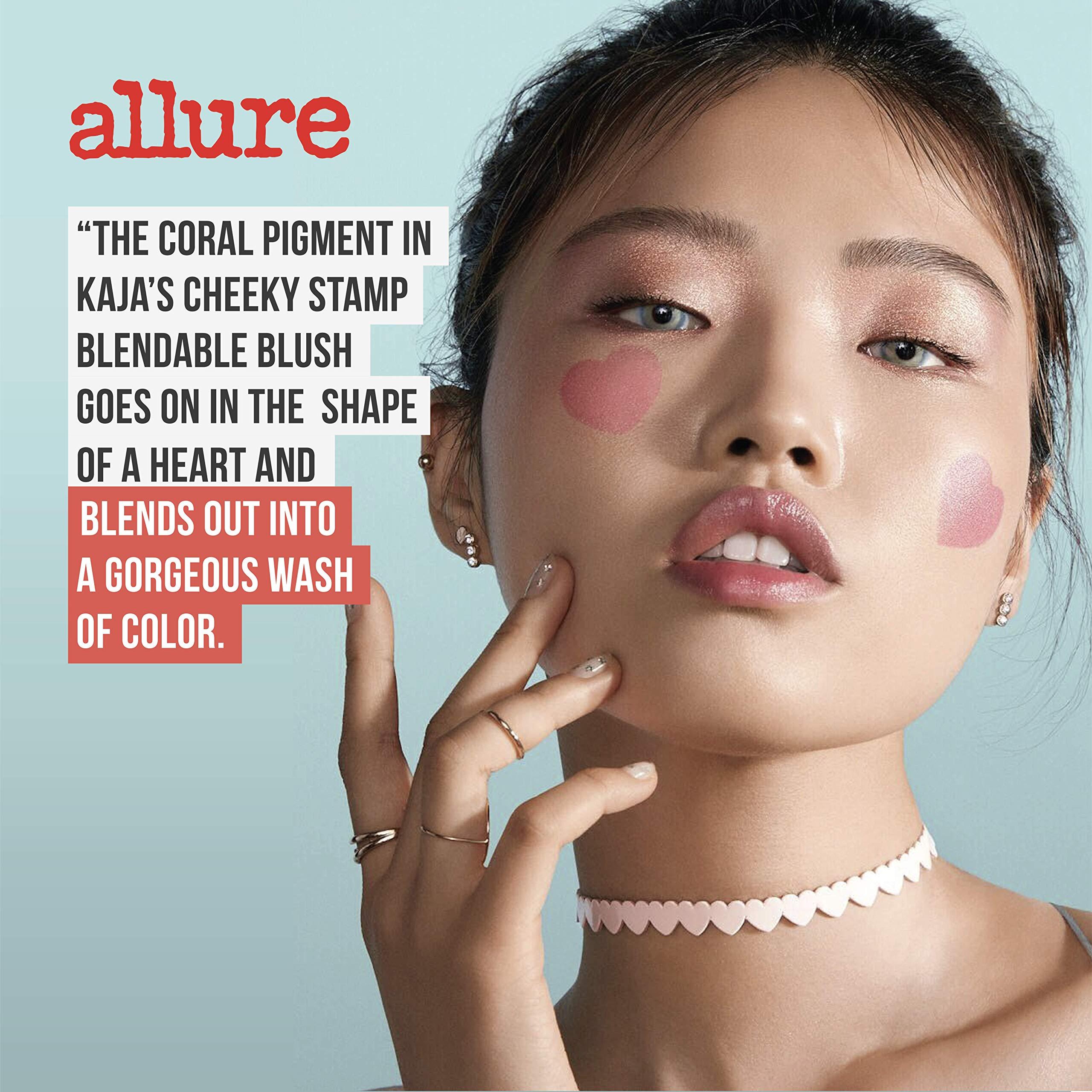 Kaja Kaja Lip & Blush Glazed Keychain Stain - Jelly Charm 02 Squeeze Guava + Blush - Cheeky Stamp 07 Spicy, 0.17 Oz Bundle