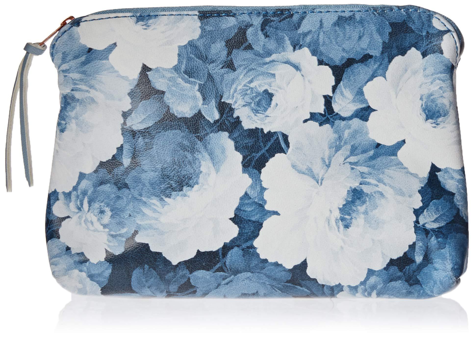 Fringe Fringe Cr Indigo Rose Faux Leather Makeup Pouch (816001)