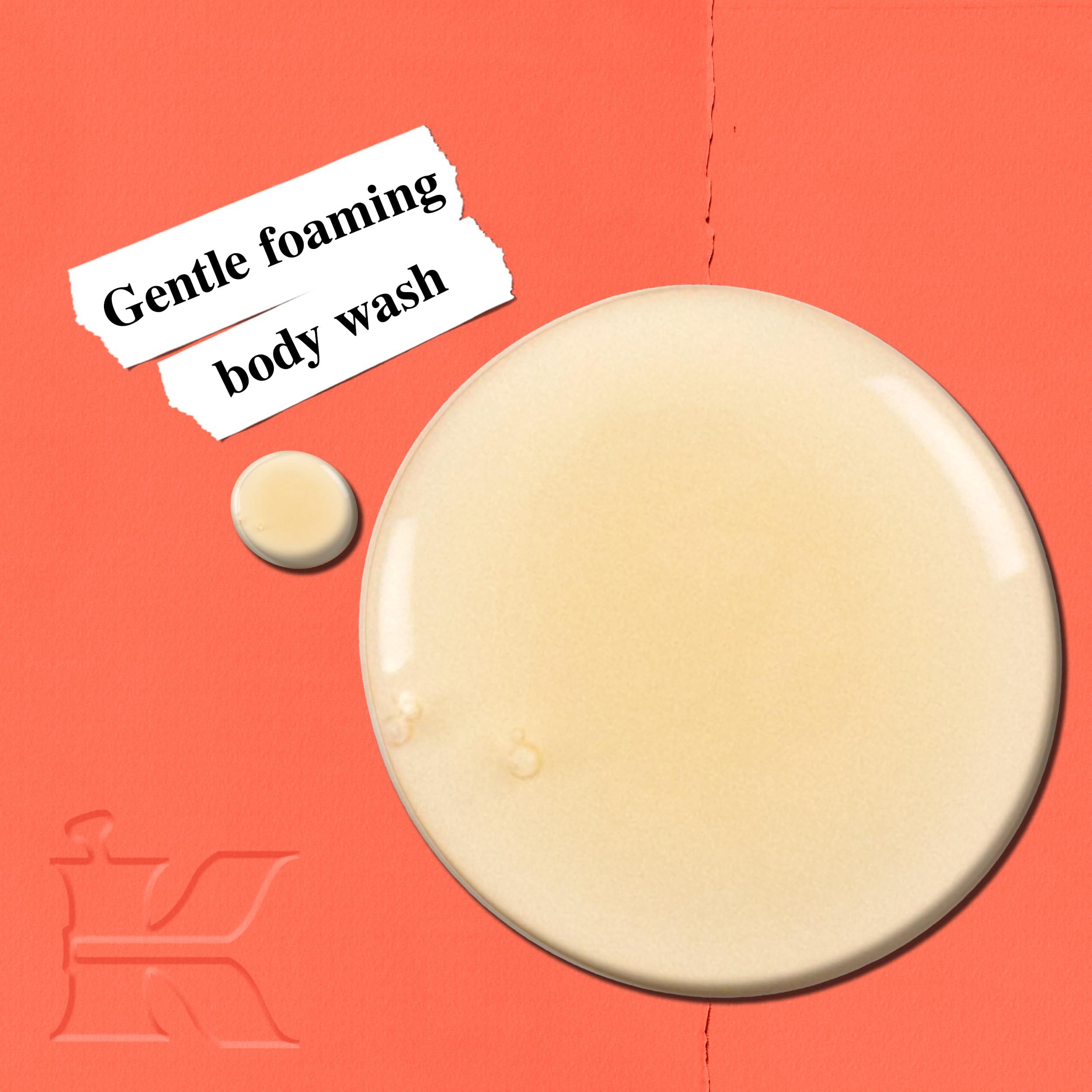 Kiehl's Kiehl's Grapefruit Liquid Body Cleanser, Gentle Refreshing Foaming Body Wash, Aromatic Bath + Shower Experience, Maintains Moisture, Smooths Skin, Conditions, and Hydrates - 33.8 fl oz /1 Liter Refill