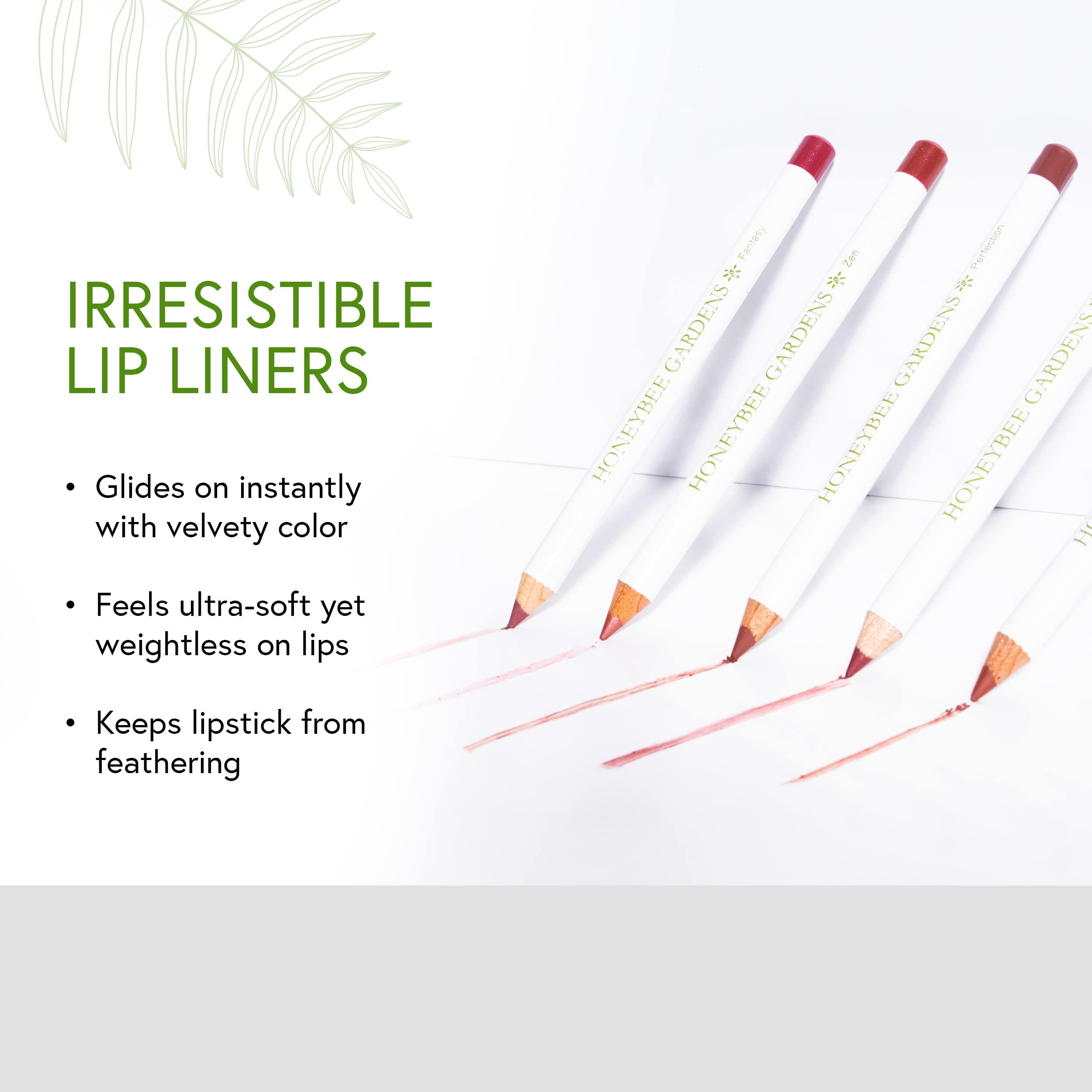 Honeybee Gardens Honeybee Gardens Irresistible Lip Liner In Charisma, Matte Medium Warm Berry Color, Long-Lasting, Gluten-Free, Vegan, 0.04 oz