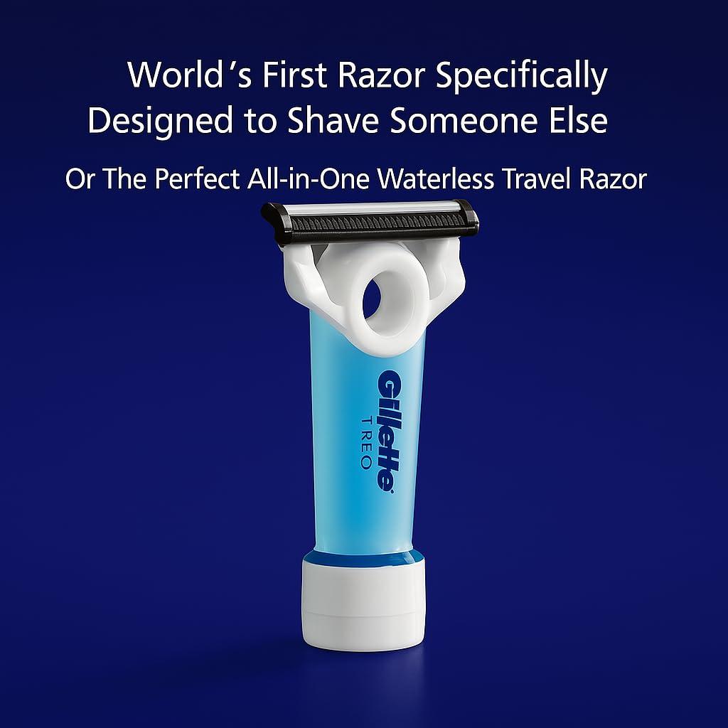 Gillette Gillette TREO Razor - Disposable Razors With Built-in Shave Gel, Great for Caregivers (Pack of 30)