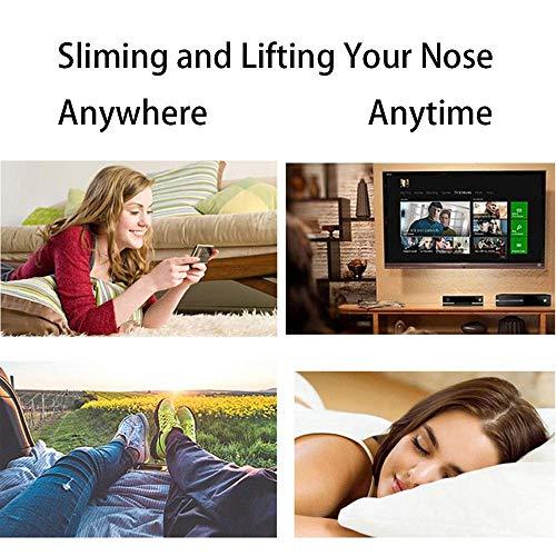 Meservice Nose Shaper Clip Nose Beauty Up Lifting Silicone Pain-Free Nose Bridge Straightener Corrector Slimming Rhinoplasty Device for Wide Crooked Nose High Up Tool