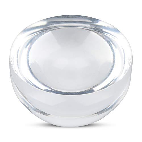 Zerodis 6X Optical Magnifier Dome, Portable Acrylic Dome Half Ball Lens for Reading Books Map Newspapers