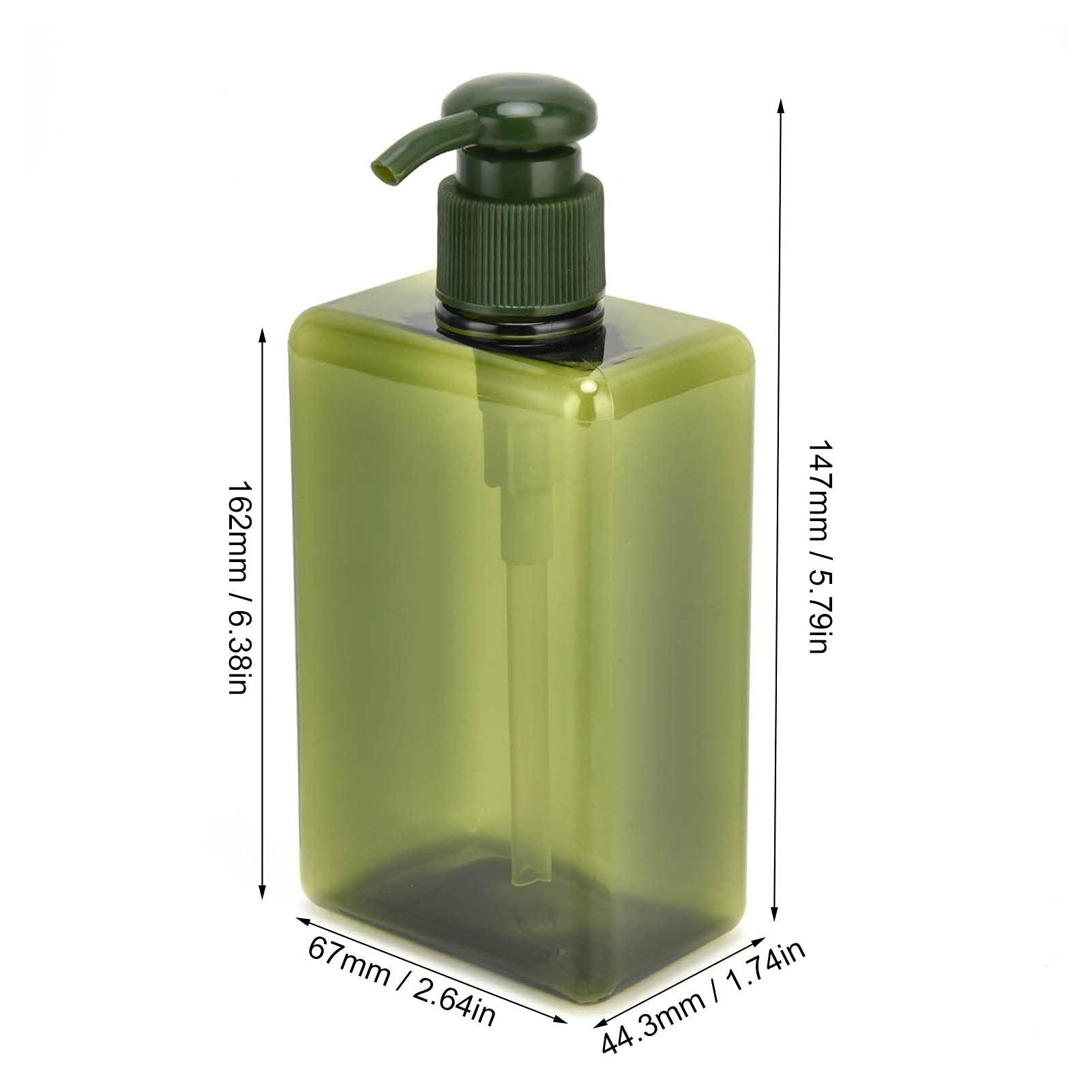 Uplory Travel Size Toiletries, Travel Bottles Thickened Bottle Body Plastic Pump Bottle Empty Leakproof Press, 3Pcs 280ml Travel Toiletry Bottles For Bathroom Vanity Kitchen Sink Travel