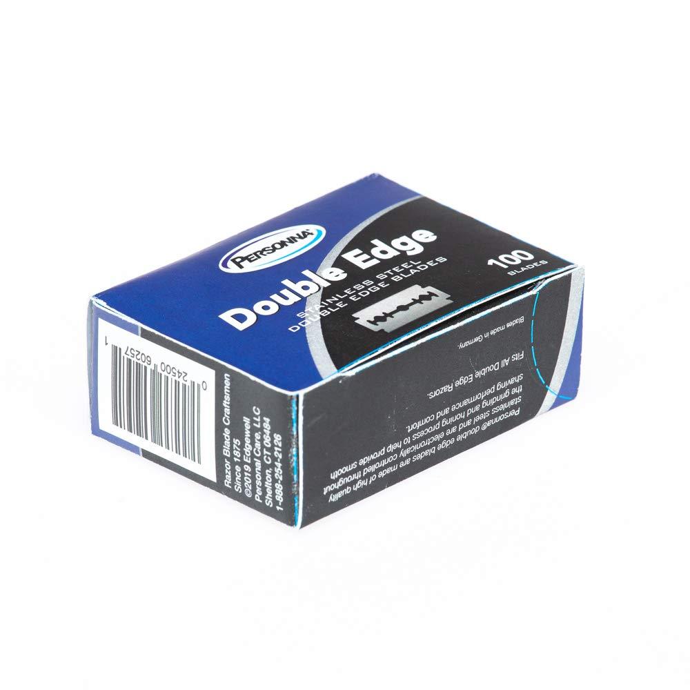 Personna Personna DE Double Edge Razor Blades, 100 Count