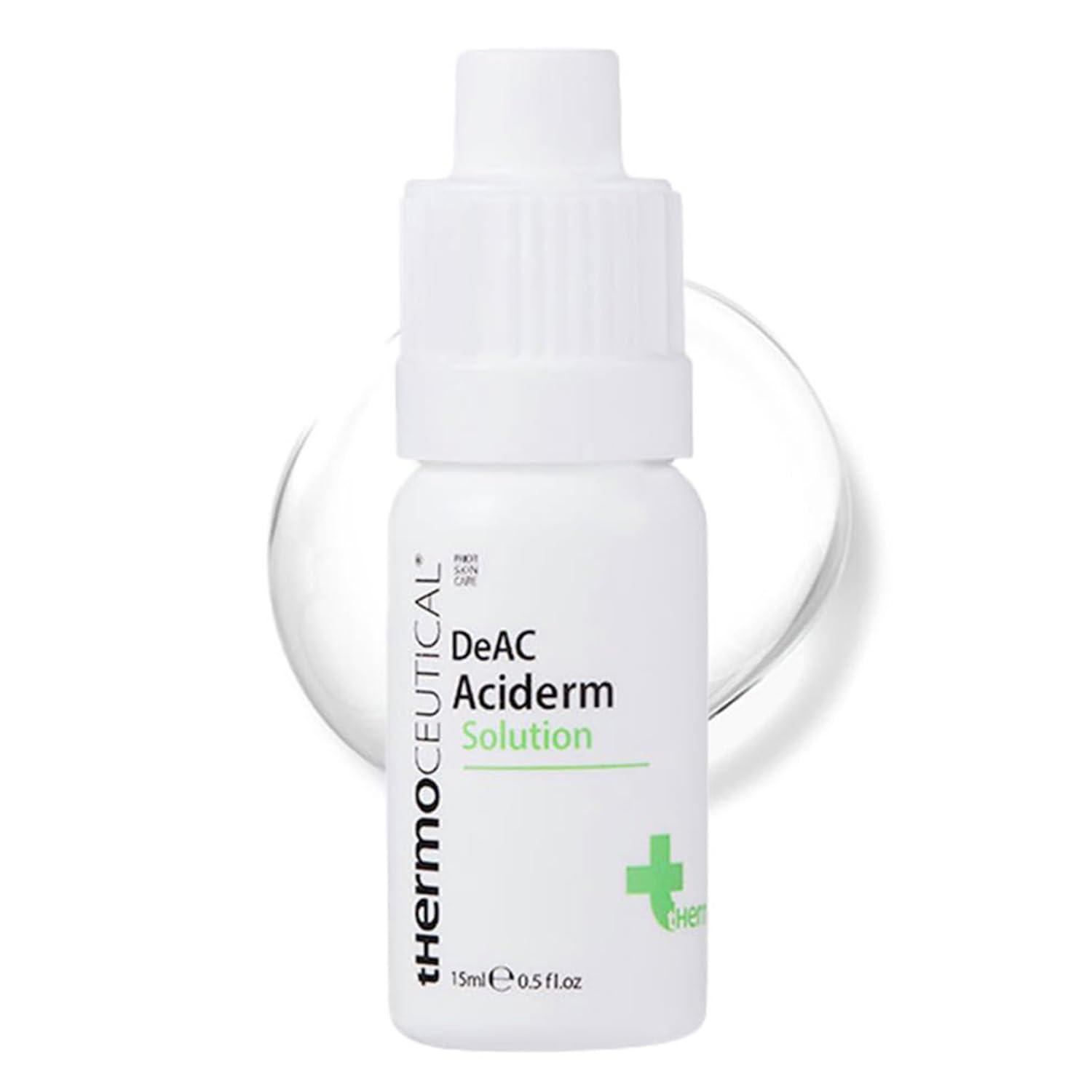 tHermoCEUTICAL tHermoCEUTICAL DeAC Aciderm Solution - Acne Skin Care, Sebum & Dead Skin Cells Control, Pore Reduction, Acne Grade Down, Skin Trouble Treatment, Fast Absorbing 0.5 fl.oz