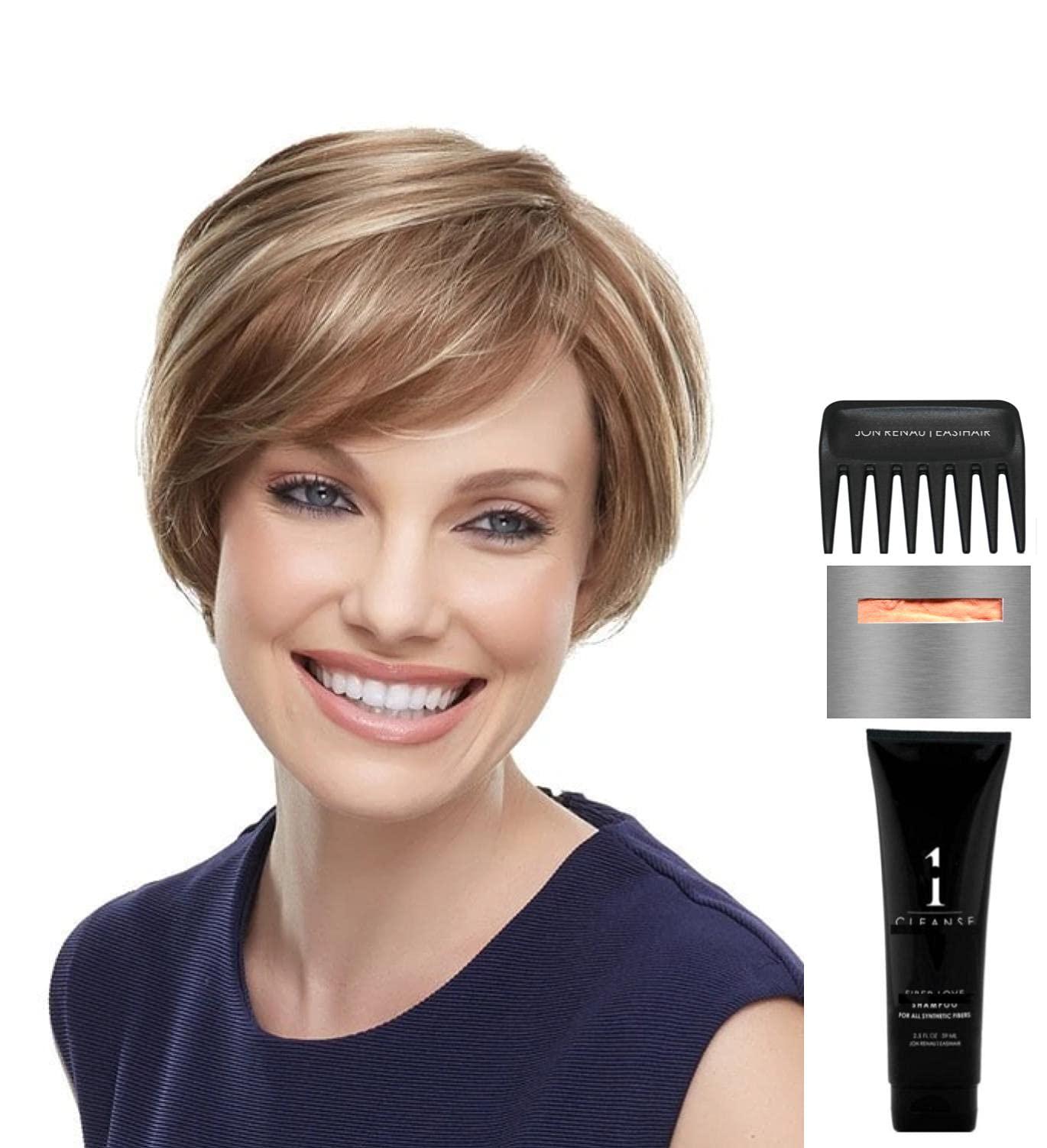Jon Renau & Christy\'s Wigs Bundle - 5 items: Mariska Petite by Jon Renau, Christy\'s Wigs Q & A Booklet, Wig Shampoo, Wig Cap & Wide Tooth Comb - Color: 10/26TT