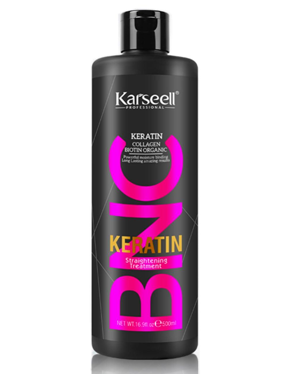 Karseell Karseell Brazilian Keratin Treatment Complex Blowout Collagen BIotin Organic Care 16.9 fl oz 500ml Hair Straightening Conditioner