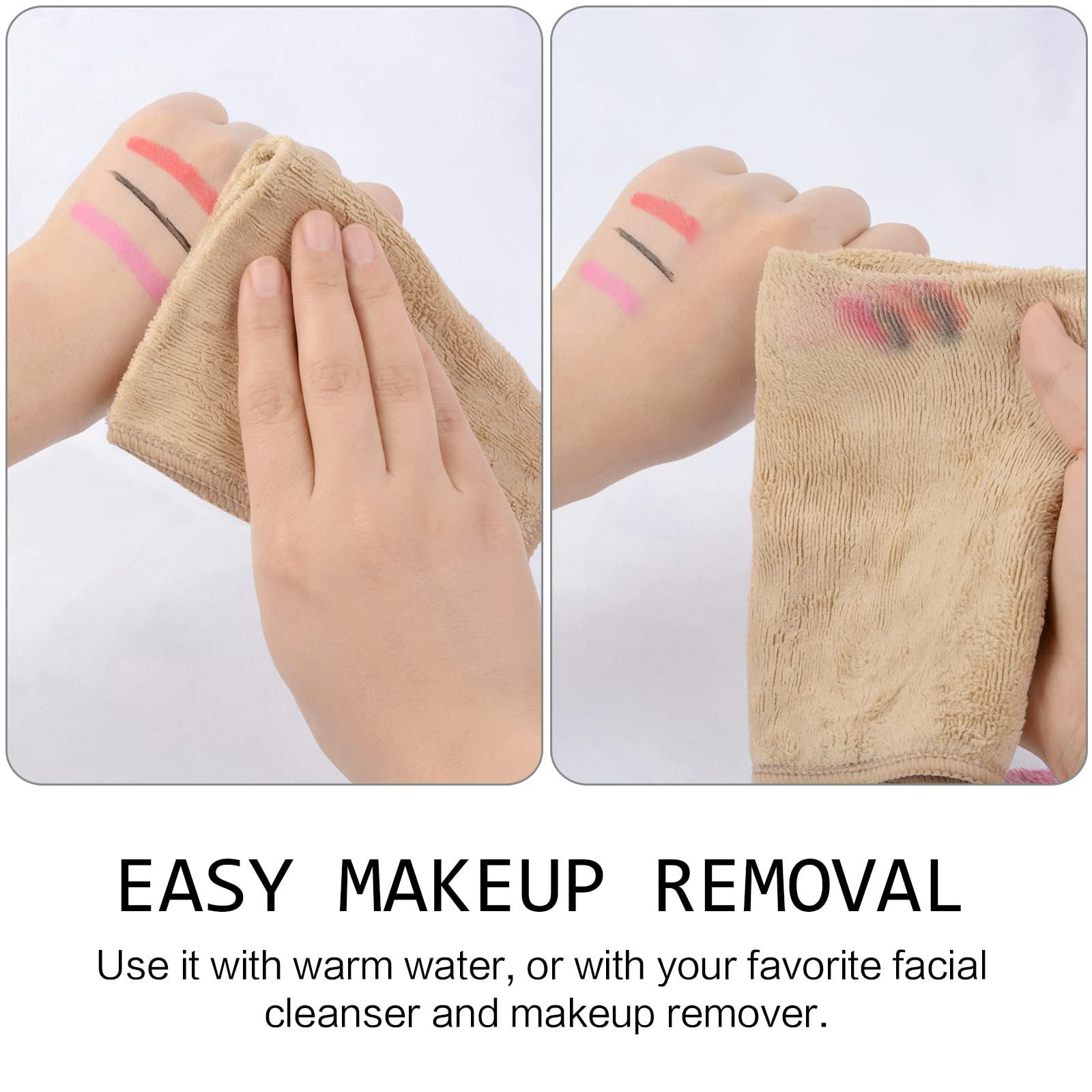 SINLAND SINLAND Microfiber Facial Cloths Fast Drying Washcloth 12inch x 12inch (10pack, Cream)