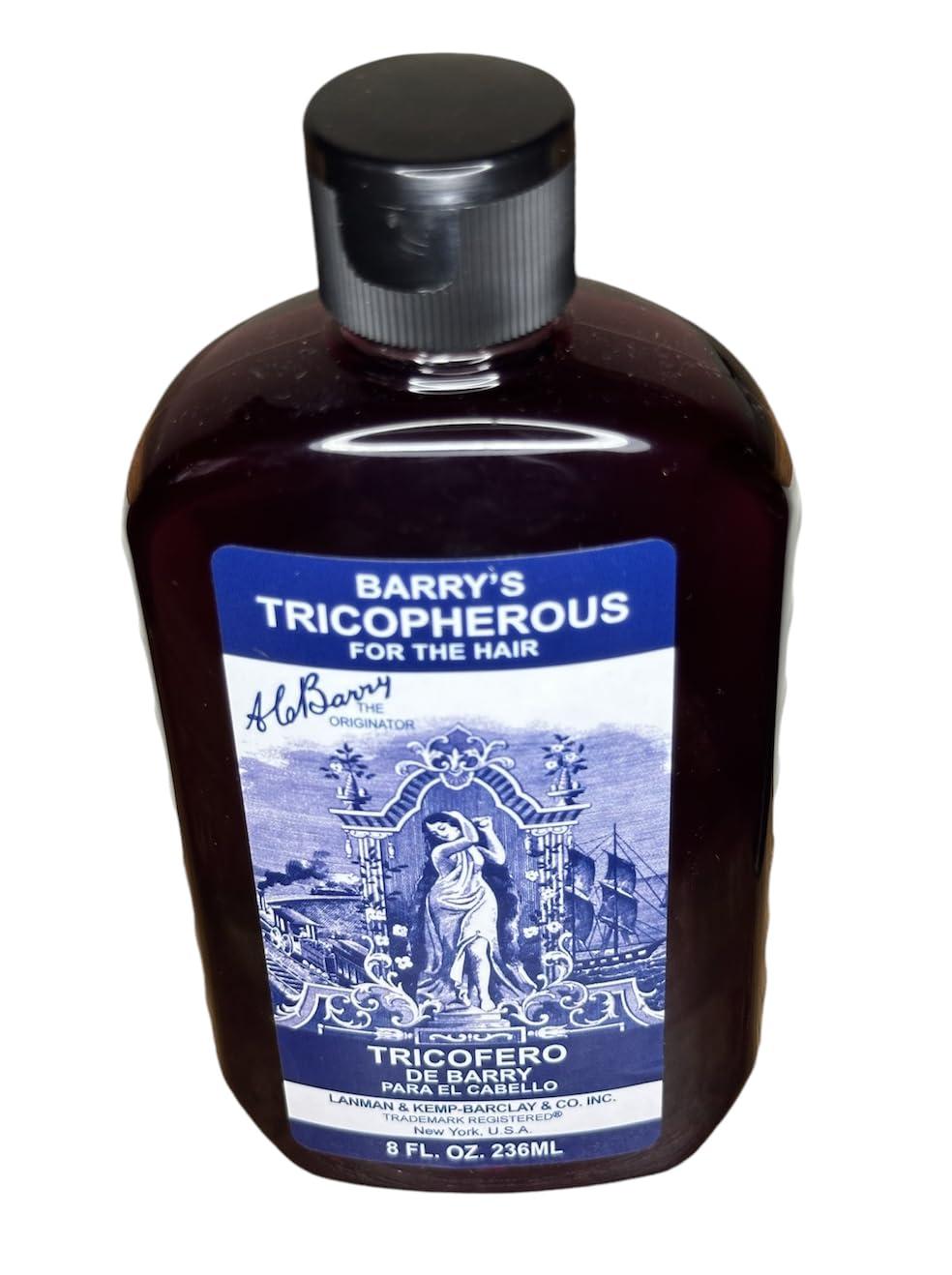Tricopherous LK Barry\'s Tricopherous liquid regular for Hair (black) 8oz \"Pack of 2\"