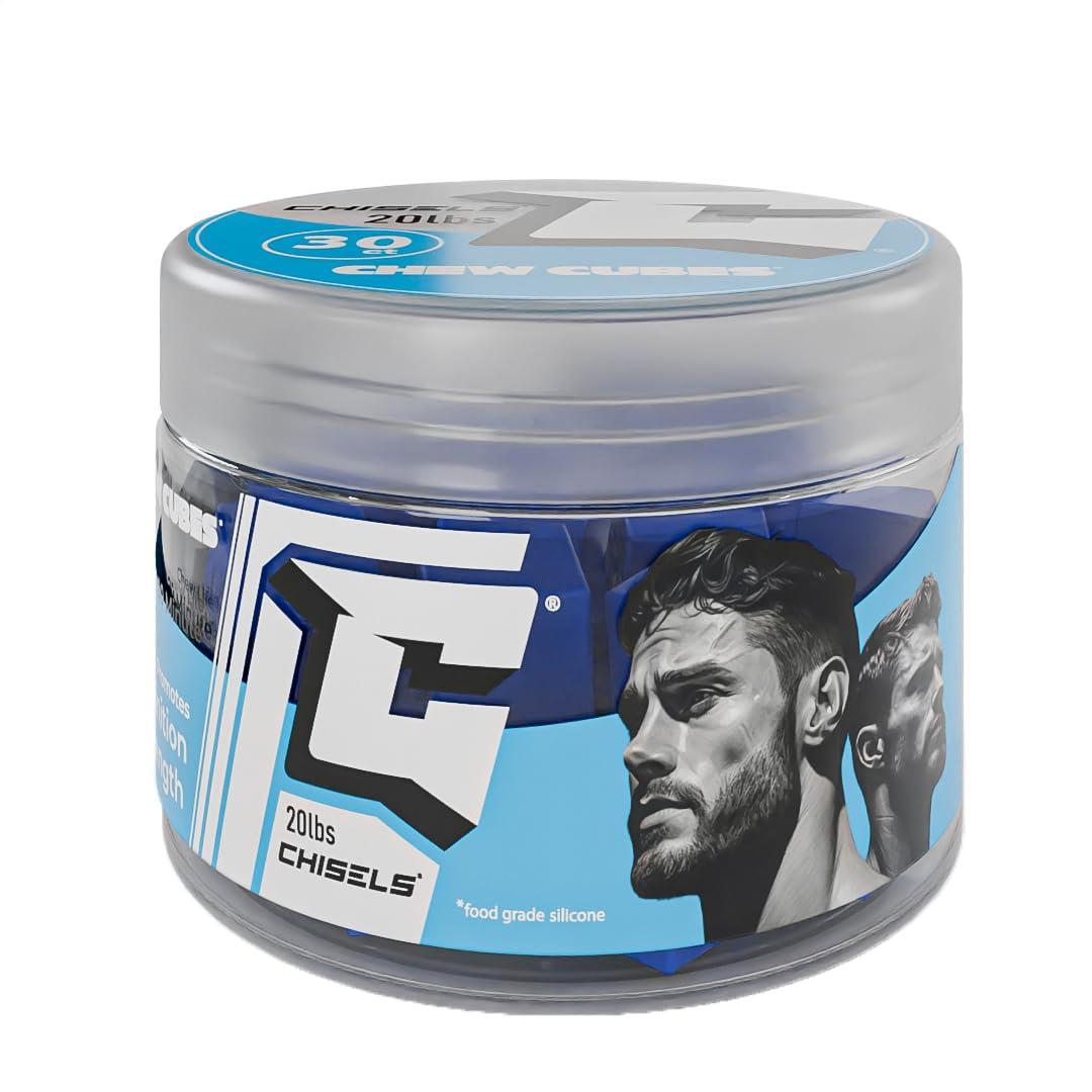 Chew Cubes ChewCubes CHISELS - 20lbs, 30ct; Chiseled Jawline