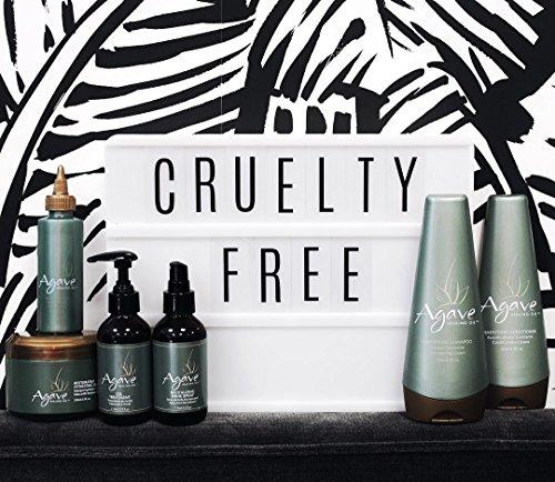 Agave HEALING OIL Agave Vapor Infusion Heat-Activated Leave-In Conditioner for Smooth Hydrated Hair, 3 fl oz