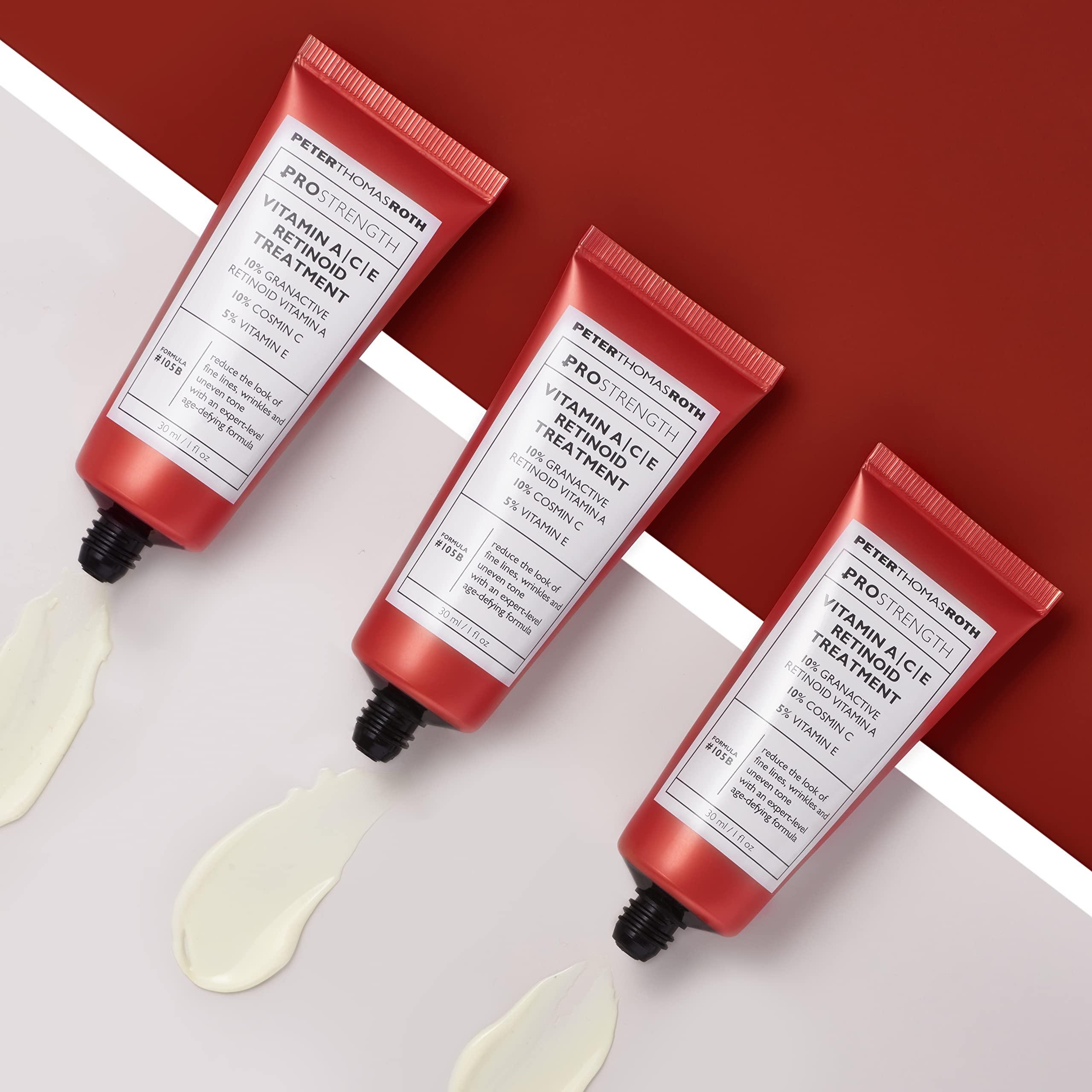 Peter Thomas Roth Peter Thomas Roth | PRO Strength Vitamin A|C|E Retinoid Treatment, For Fine lines, Wrinkles and Uneven Tone, Anti-Aging and Brightening Cream with Vitamins A, C and E