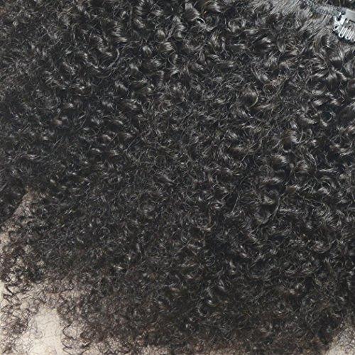 Luwigs Luwigs Afro Kinky Curly 4B 4C Clip in Hair Extensions for African American Women Real Brazilian Virgin Human Hair Clip Ins Natural Color 7pcs/set (20 Inch, Afro Kinky Curly)